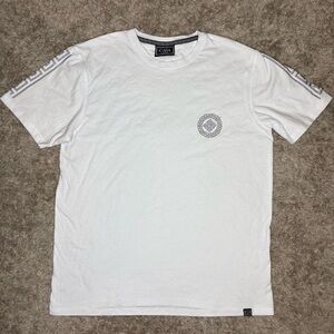 White Logo Short Sleeve Tee